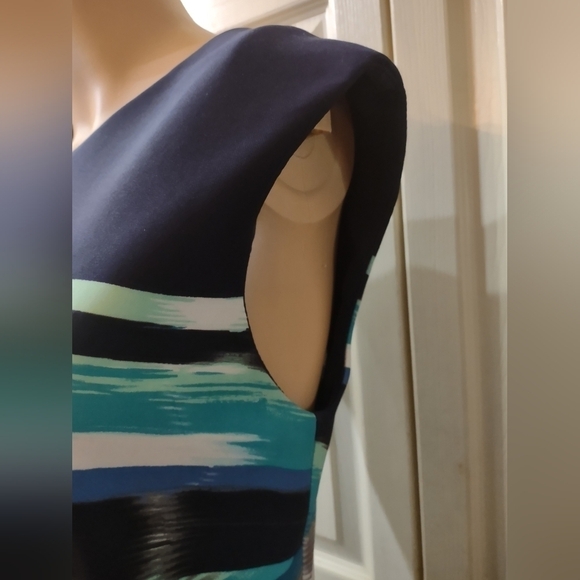 Connected Apparel women's size 6 stripes sleeveless dress - Picture 5 of 10